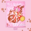 Sonic The Hedgehog SEGA Sakura Range – Amy Rose Pink Picnic Blanket -Just Geek Shop Amy Blanket Open