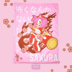 Sonic The Hedgehog SEGA Sakura Range – Amy Rose Pink Picnic Blanket