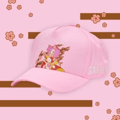 Sonic The Hedgehog SEGA Sakura Range - Amy Rose Pink Snapback / Baseball Cap