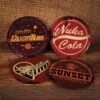 Fallout Set Of Four Metal Drinks Coasters -Just Geek Shop B FLT96 Lifestyle 1