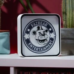 Five Nights At Freddy's: Fazbear Acrylic Desk Lamp / Wall Light -Just Geek Shop Fazbear FNAF AcrylicLamp PL 1