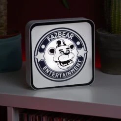 Five Nights At Freddy's: Fazbear Acrylic Desk Lamp / Wall Light -Just Geek Shop Fazbear FNAF AcrylicLamp PL 5