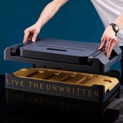 Harry Potter Hogwarts Legacy Bedroom Storage Box With Folding Chair -Just Geek Shop HogwartsLegacy StorageChair PL 3