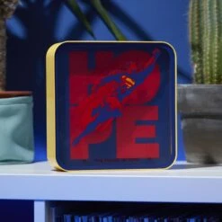 Superman: Superman Acrylic Desk Lamp / Wall Light -Just Geek Shop Hope Superman AcrylicLamp PL 1