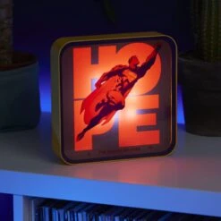 Superman: Superman Acrylic Desk Lamp / Wall Light -Just Geek Shop Hope Superman AcrylicLamp PL 5