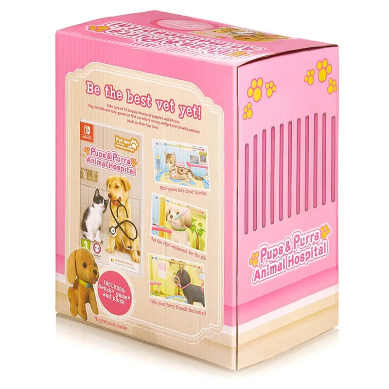 Pups & Purrs Animal Hospital Game + Dog Plushie 3 Pups & Purrs Animal Hospital Game + Dog Plushie - Image 3