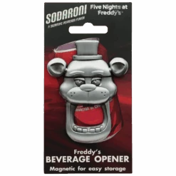 Five Nights At Freddy's Bottle Opener -Just Geek Shop SE FNAF03 Pack Front Trans
