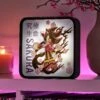 Sega Sonic The Hedgehog ‘Sakura - Shadow The Hedgehog’ Acrylic Desk Lamp / Wall Light -Just Geek Shop Shadow Sakura Lamp LS HiRes 1