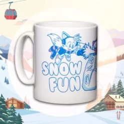 Sonic The Hedgehog Snow Fun Mug