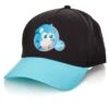Sonic The Hedgehog Ice Cream Logo Black & Blue Snapback -Just Geek Shop SonicSummer IceCream BlackCap 1 v2