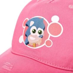 Sonic The Hedgehog Ice Cream Distressed Pink Trucker Hat 8 Sonic The Hedgehog Ice Cream Distressed Pink Trucker Hat -Just Geek Shop SonicSummer IceCream PinkCap 4