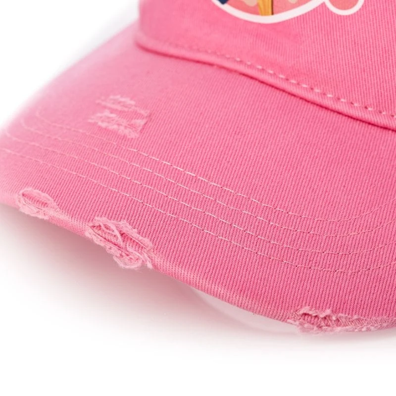 Sonic The Hedgehog Ice Cream Distressed Pink Trucker Hat 5 Sonic The Hedgehog Ice Cream Distressed Pink Trucker Hat - Image 5