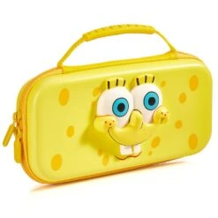 Spongebob Face Nintendo Switch Case By Numskull - Squishable, Protective, And Compact