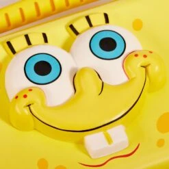 Spongebob Face Nintendo Switch Case By Numskull - Squishable, Protective, And Compact -Just Geek Shop SpongeBobSquarePants 3DSwitchCase WB 4 ezgif.com resize