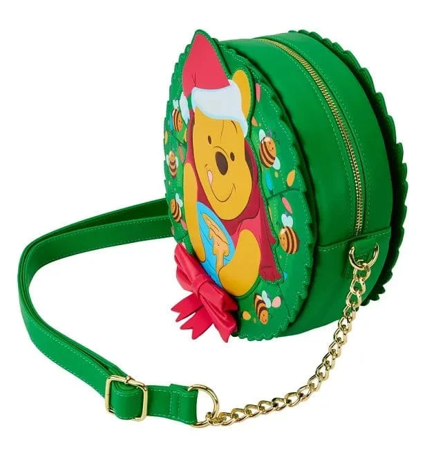 Loungefly Disney Winnie The Pooh Stuck In The Wreath Crossbody Bag 3 Loungefly Disney Winnie The Pooh Stuck In The Wreath Crossbody Bag - Image 3
