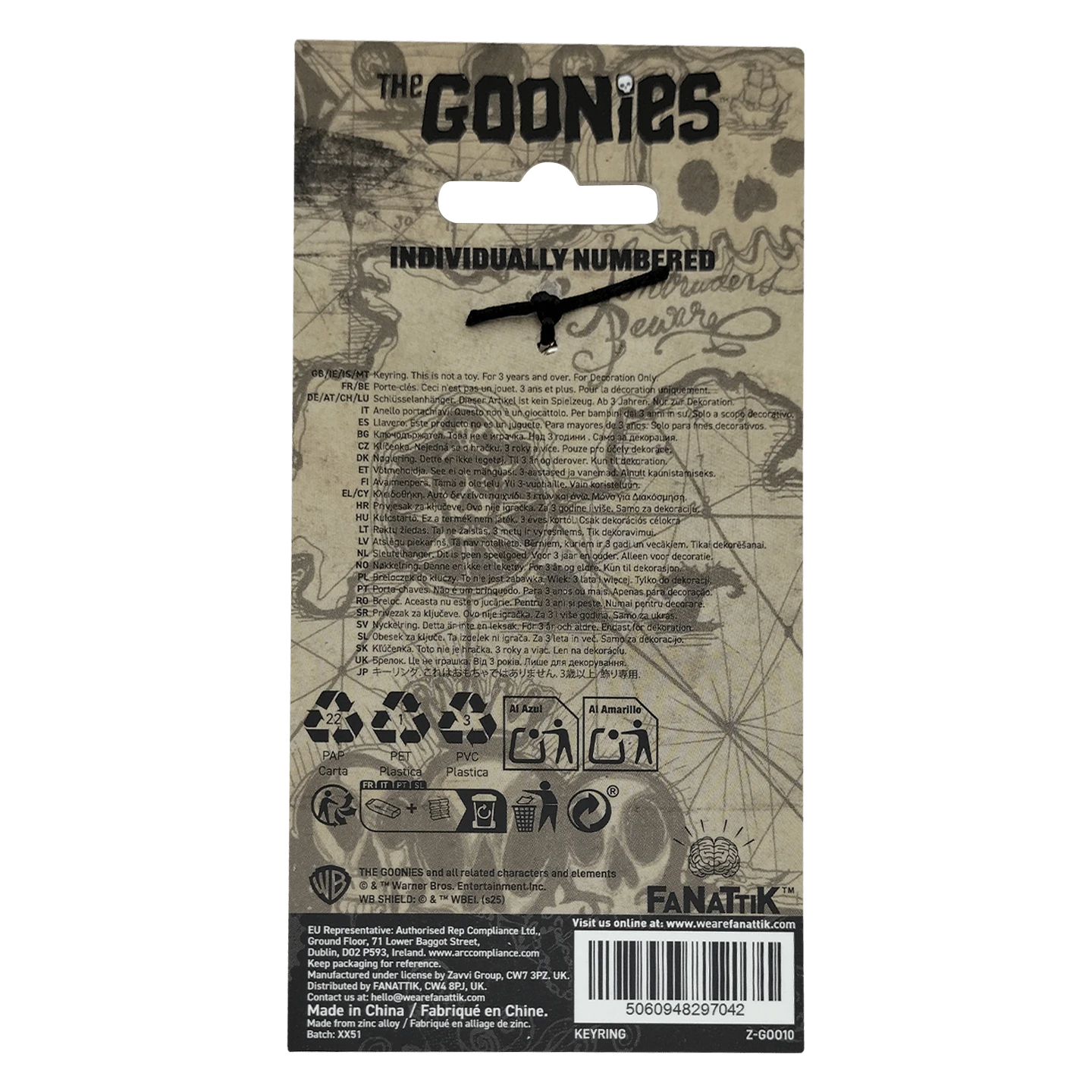 The Goonies 40th Anniversary Copper Bones Keyring 3 The Goonies 40th Anniversary Copper Bones Keyring - Image 3