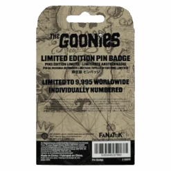 The Goonies 40th Anniversary Never Say Die Pin Badge 5 The Goonies 40th Anniversary Never Say Die Pin Badge -Just Geek Shop Z GOO12 Pack Back Trans