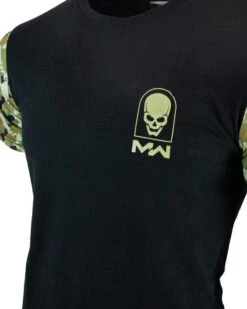 Call Of Duty Modern Warfare Skull T-Shirt -Just Geek Shop cod mw skull t shirt gs 03