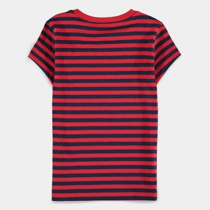 Disney Cruella Striped Kids Short Sleeved T-Shirts 2 Disney Cruella Striped Kids Short Sleeved T-Shirts - Image 2