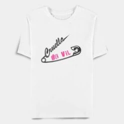 Disney Cruella Safety Pin Women's Short Sleeved T-Shirts