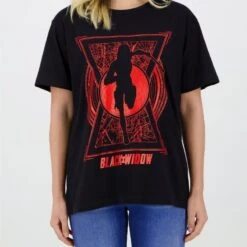 Marvel Black Widow World Saviour Women's T-Shirts -Just Geek Shop dif mar bw ws ts3