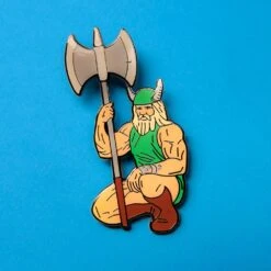 SEGA Golden Axe Gilius Thunderhead Pin Badge