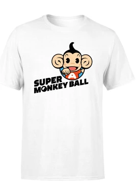 Sega Super Monkey Ball White T-Shirt 1 Sega Super Monkey Ball White T-Shirt