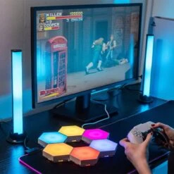 Numskull LED Desktop RGB Lighting -Just Geek Shop lifestyle 2 61b8954b 26b7 4484 8143 f115fb5e89f3