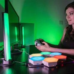 Numskull LED Desktop RGB Lighting -Just Geek Shop lifestyle 3