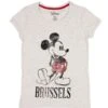 Disney Mickey Mouse Grey Brussels Women's T-Shirts -Just Geek Shop mickey 20mouse 20brussels 20t 20shirt 201