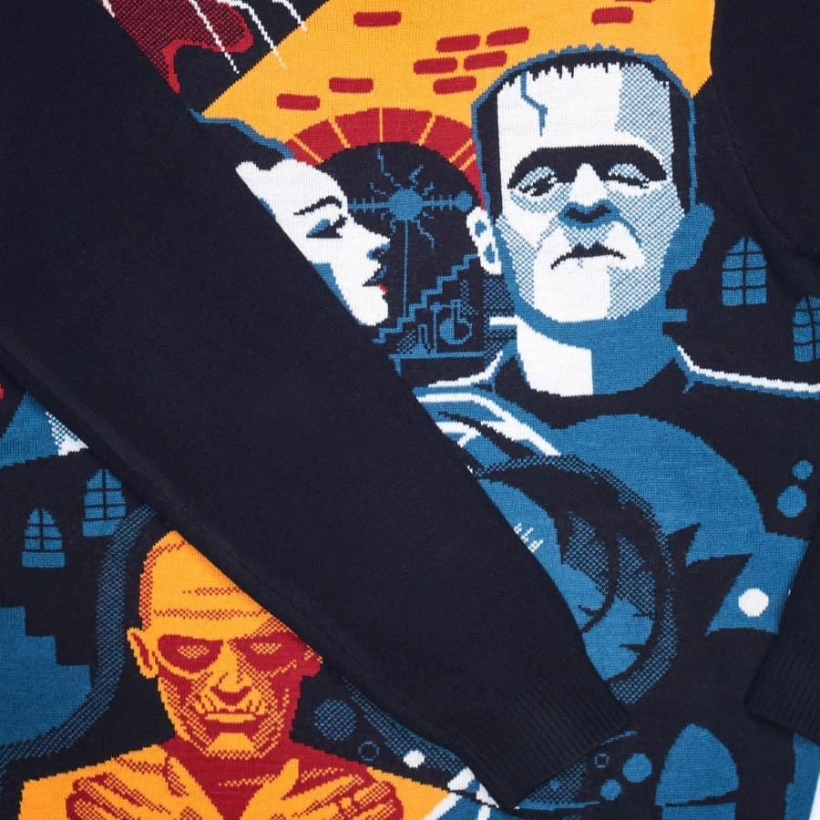 Monsters Group Christmas Jumper / Ugly Sweater 3 Monsters Group Christmas Jumper / Ugly Sweater - Image 3