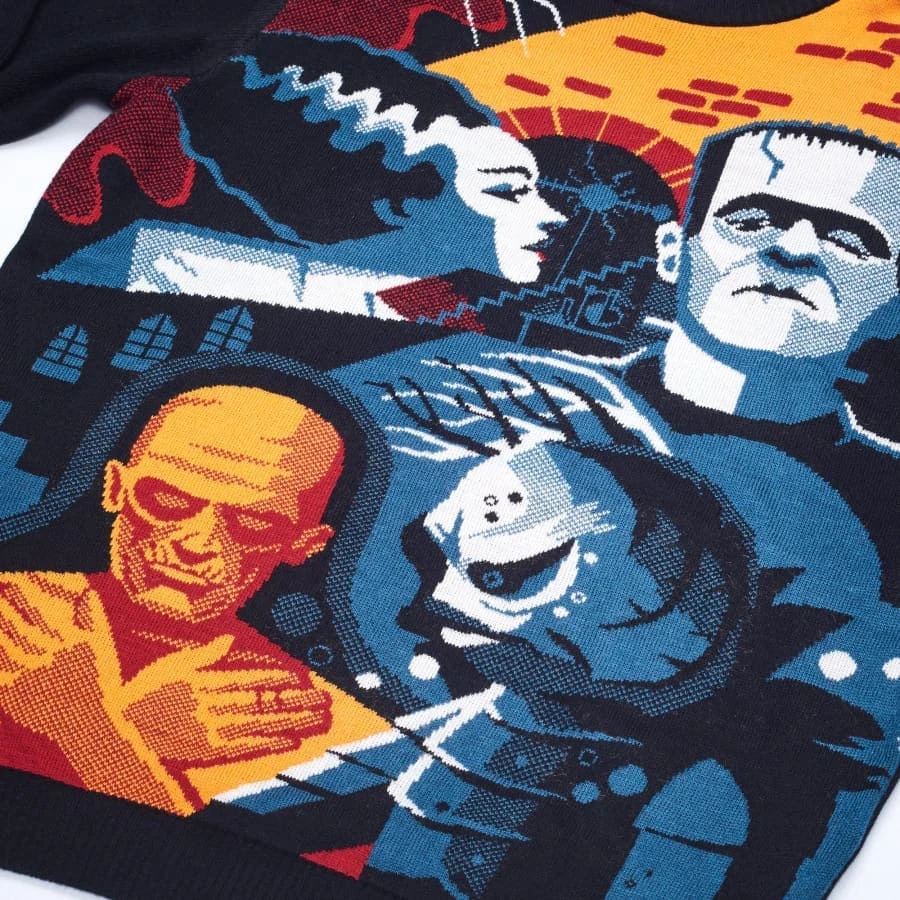 Monsters Group Christmas Jumper / Ugly Sweater 4 Monsters Group Christmas Jumper / Ugly Sweater - Image 4