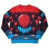 IT Pennywise Christmas Jumper / Ugly Sweater -Just Geek Shop pennywise halloween jumper 1