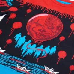 IT Pennywise Christmas Jumper / Ugly Sweater 13 IT Pennywise Christmas Jumper / Ugly Sweater -Just Geek Shop pennywise halloween jumper 4