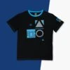 PlayStation Core T-Shirts -Just Geek Shop ps core black t shirt 01