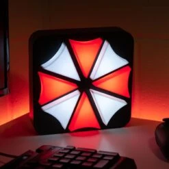 Resident Evil Umbrella Corporation Lamp 12 Resident Evil Umbrella Corporation Lamp -Just Geek Shop re umbrella lamp 6