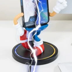 Power Idolz Sonic The Hedgehog Wireless Charging Dock -Just Geek Shop sonic poweridolz productimage 11
