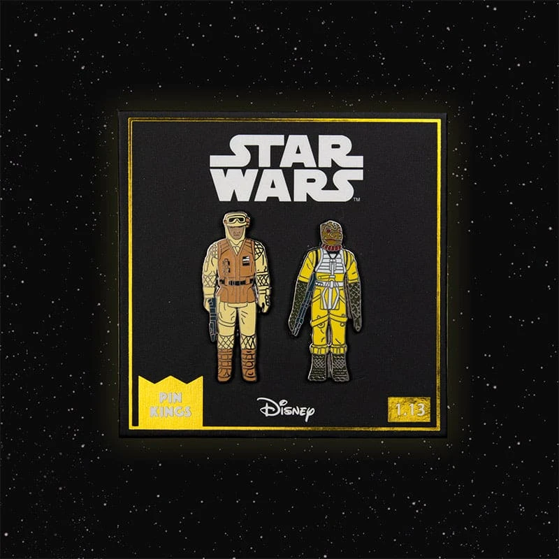 Pin Kings Star Wars Enamel Pin Badge Set 1.13 – Bossk And Rebel Soldier (Hoth Battle Gear) 1 Pin Kings Star Wars Enamel Pin Badge Set 1.13 – Bossk And Rebel Soldier (Hoth Battle Gear)