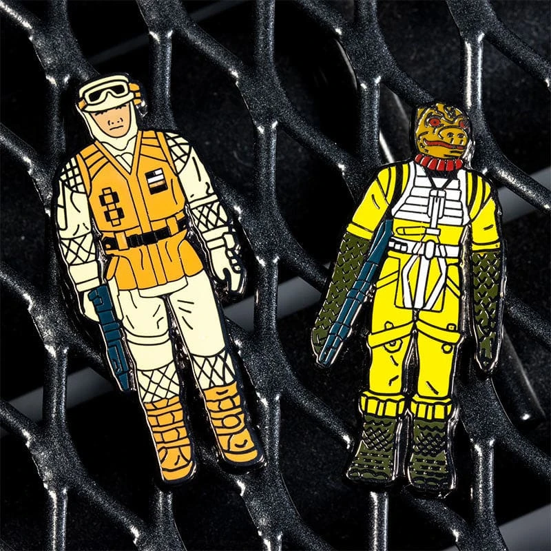 Pin Kings Star Wars Enamel Pin Badge Set 1.13 – Bossk And Rebel Soldier (Hoth Battle Gear) 2 Pin Kings Star Wars Enamel Pin Badge Set 1.13 – Bossk And Rebel Soldier (Hoth Battle Gear) - Image 2