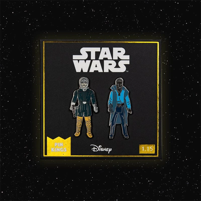 Pin Kings Star Wars Enamel Pin Badge Set 1.15 – Han Solo (Hoth Outfit) And Lando Calrissian 1 Pin Kings Star Wars Enamel Pin Badge Set 1.15 – Han Solo (Hoth Outfit) And Lando Calrissian