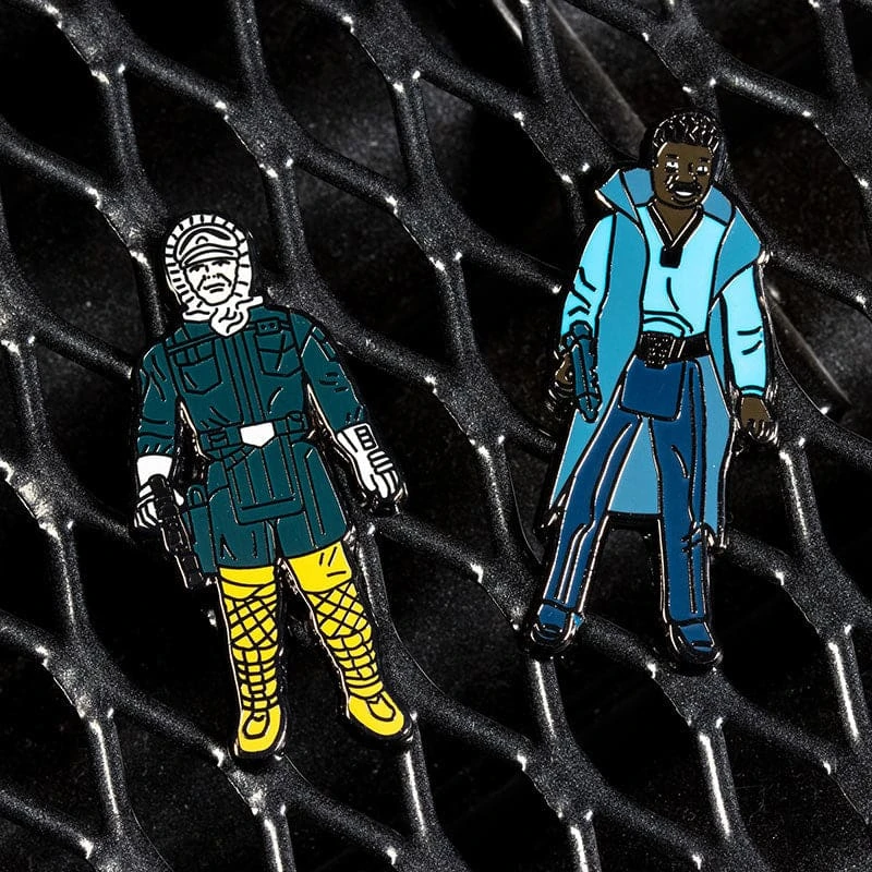 Pin Kings Star Wars Enamel Pin Badge Set 1.15 – Han Solo (Hoth Outfit) And Lando Calrissian 2 Pin Kings Star Wars Enamel Pin Badge Set 1.15 – Han Solo (Hoth Outfit) And Lando Calrissian - Image 2