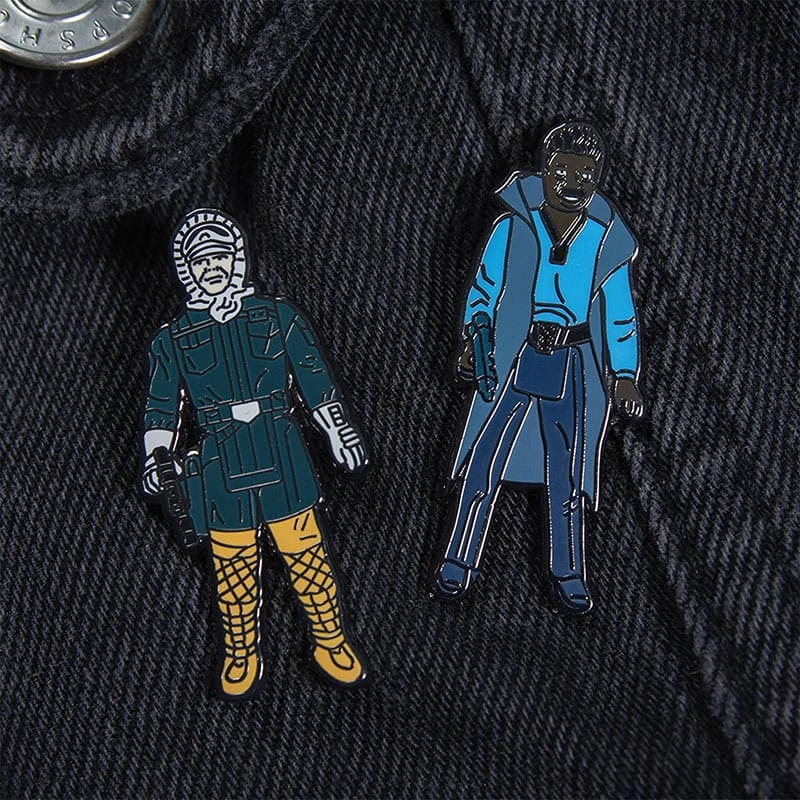 Pin Kings Star Wars Enamel Pin Badge Set 1.15 – Han Solo (Hoth Outfit) And Lando Calrissian 5 Pin Kings Star Wars Enamel Pin Badge Set 1.15 – Han Solo (Hoth Outfit) And Lando Calrissian - Image 5