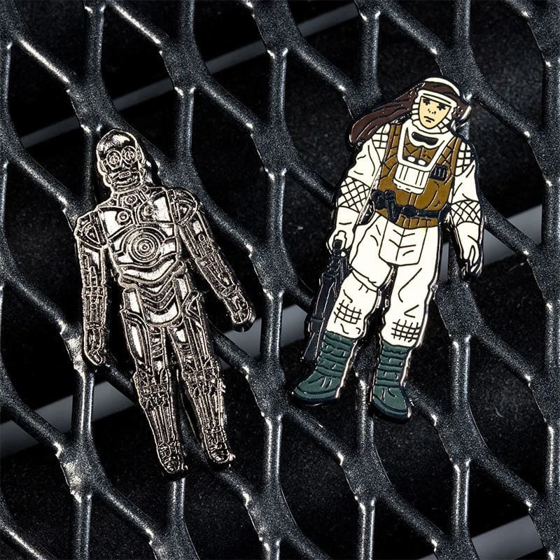 Pin Kings Star Wars Enamel Pin Badge Set 1.22 – C-3PO And Luke Skywalker (Hoth Battle Gear) 2 Pin Kings Star Wars Enamel Pin Badge Set 1.22 – C-3PO And Luke Skywalker (Hoth Battle Gear) - Image 2