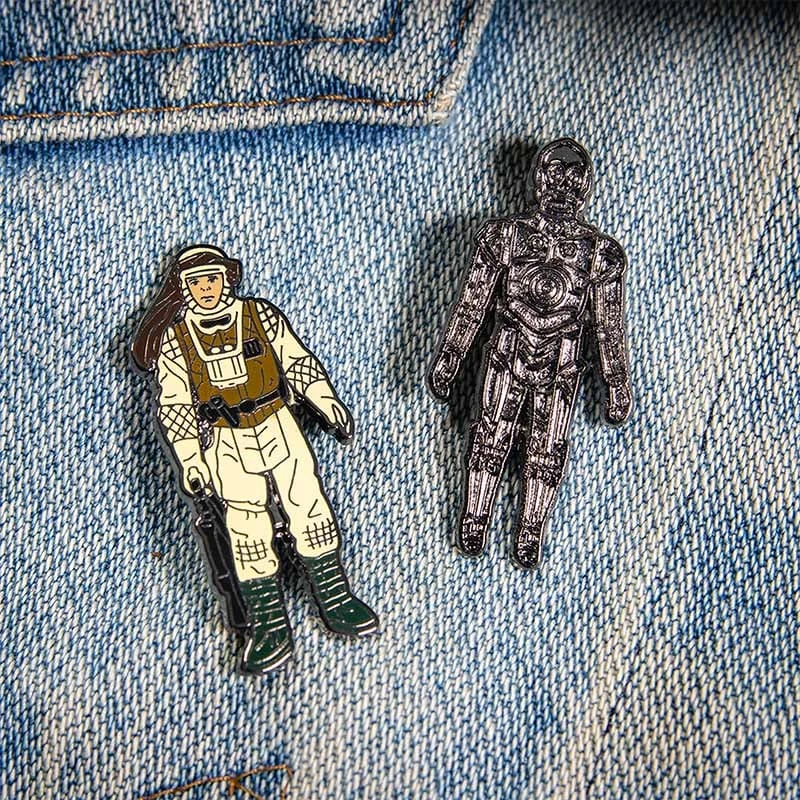 Pin Kings Star Wars Enamel Pin Badge Set 1.22 – C-3PO And Luke Skywalker (Hoth Battle Gear) 5 Pin Kings Star Wars Enamel Pin Badge Set 1.22 – C-3PO And Luke Skywalker (Hoth Battle Gear) - Image 5