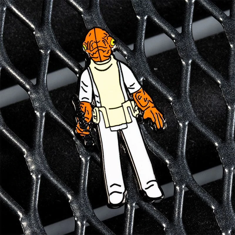 Pin Kings Star Wars Enamel Pin Badge Set 1.26 – Admiral Ackbar And Luke Skywalker (Jedi Knight Outfit) 3 Pin Kings Star Wars Enamel Pin Badge Set 1.26 – Admiral Ackbar And Luke Skywalker (Jedi Knight Outfit) - Image 3