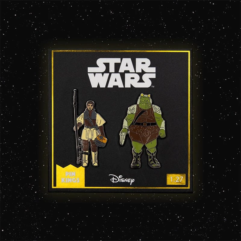 Pin Kings Star Wars Enamel Pin Badge Set 1.27 – Princess Leia Organa (Boushh Disguise) And Gamorrean Guard 1 Pin Kings Star Wars Enamel Pin Badge Set 1.27 – Princess Leia Organa (Boushh Disguise) And Gamorrean Guard