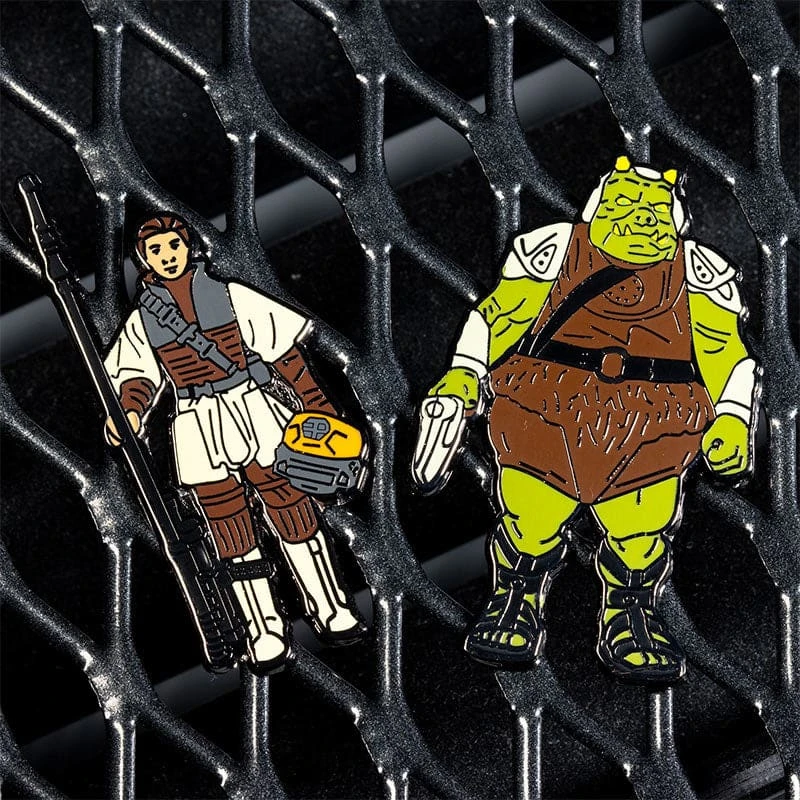 Pin Kings Star Wars Enamel Pin Badge Set 1.27 – Princess Leia Organa (Boushh Disguise) And Gamorrean Guard 2 Pin Kings Star Wars Enamel Pin Badge Set 1.27 – Princess Leia Organa (Boushh Disguise) And Gamorrean Guard - Image 2