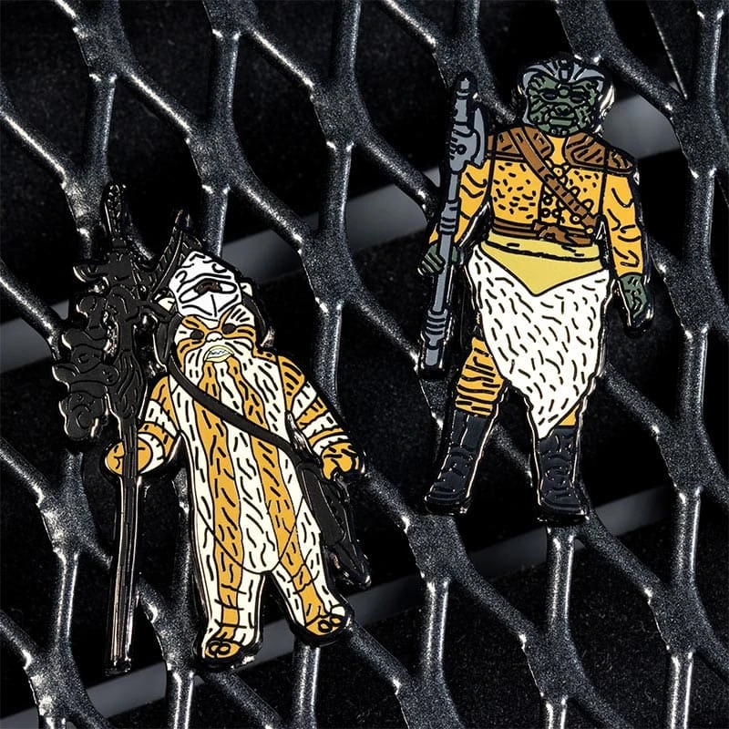 Pin Kings Star Wars Enamel Pin Badge Set 1.29 – Logray (Ewok Medicine Man) And Klaatu 2 Pin Kings Star Wars Enamel Pin Badge Set 1.29 – Logray (Ewok Medicine Man) And Klaatu - Image 2