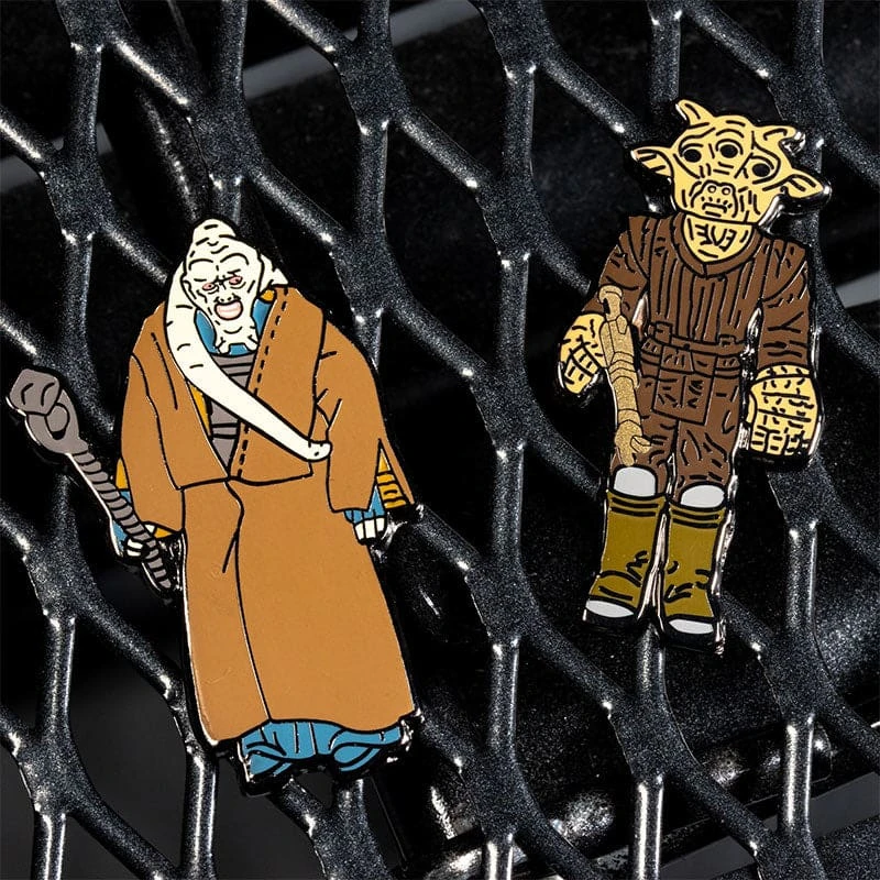 Pin Kings Star Wars Enamel Pin Badge Set 1.32 – Bib Fortuna And Ree-Yees 2 Pin Kings Star Wars Enamel Pin Badge Set 1.32 – Bib Fortuna And Ree-Yees - Image 2