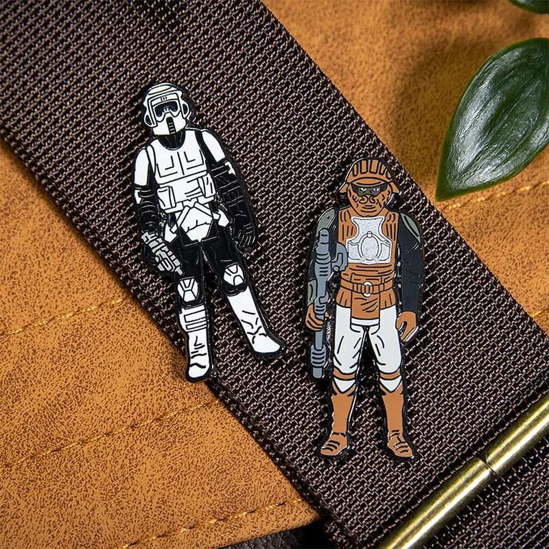 Pin Kings Star Wars Enamel Pin Badge Set 1.33 – Biker Scout And Lando Calrissian (Skiff Guard Disguise) 5 Pin Kings Star Wars Enamel Pin Badge Set 1.33 – Biker Scout And Lando Calrissian (Skiff Guard Disguise) - Image 5